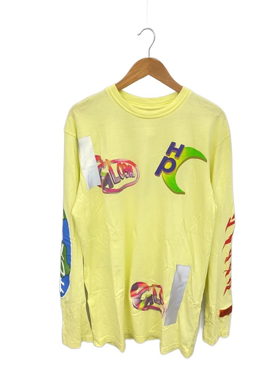 【中古】HERON PRESTON◆長袖Tシャツ/M/コットン/YLW/HMAB022S22JER001【メンズウェア】｜2ｎｄ STREET 店