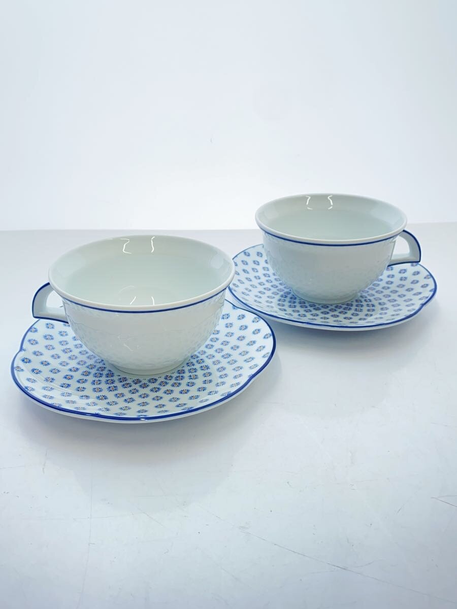 【中古】Richard Ginori◆カップ&ソーサー/2点セット/WHT【キッチン用品】