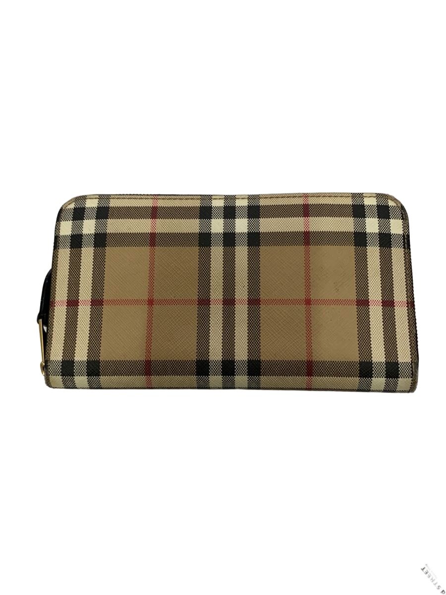 【中古】BURBERRY◆長財布/レザー/CML/チェック/メンズ【服飾雑貨他】｜2ｎｄ STREET 店 22,660円