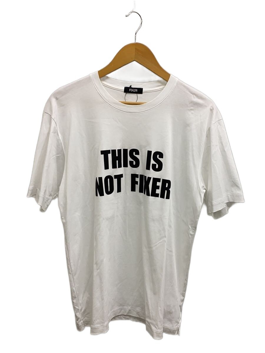 【中古】fts-06/FIXER/THIS IS NOT FIXER /プリントTシャツ/XL/コットン/WHT【メンズウェア】｜2ｎｄ STREET 店