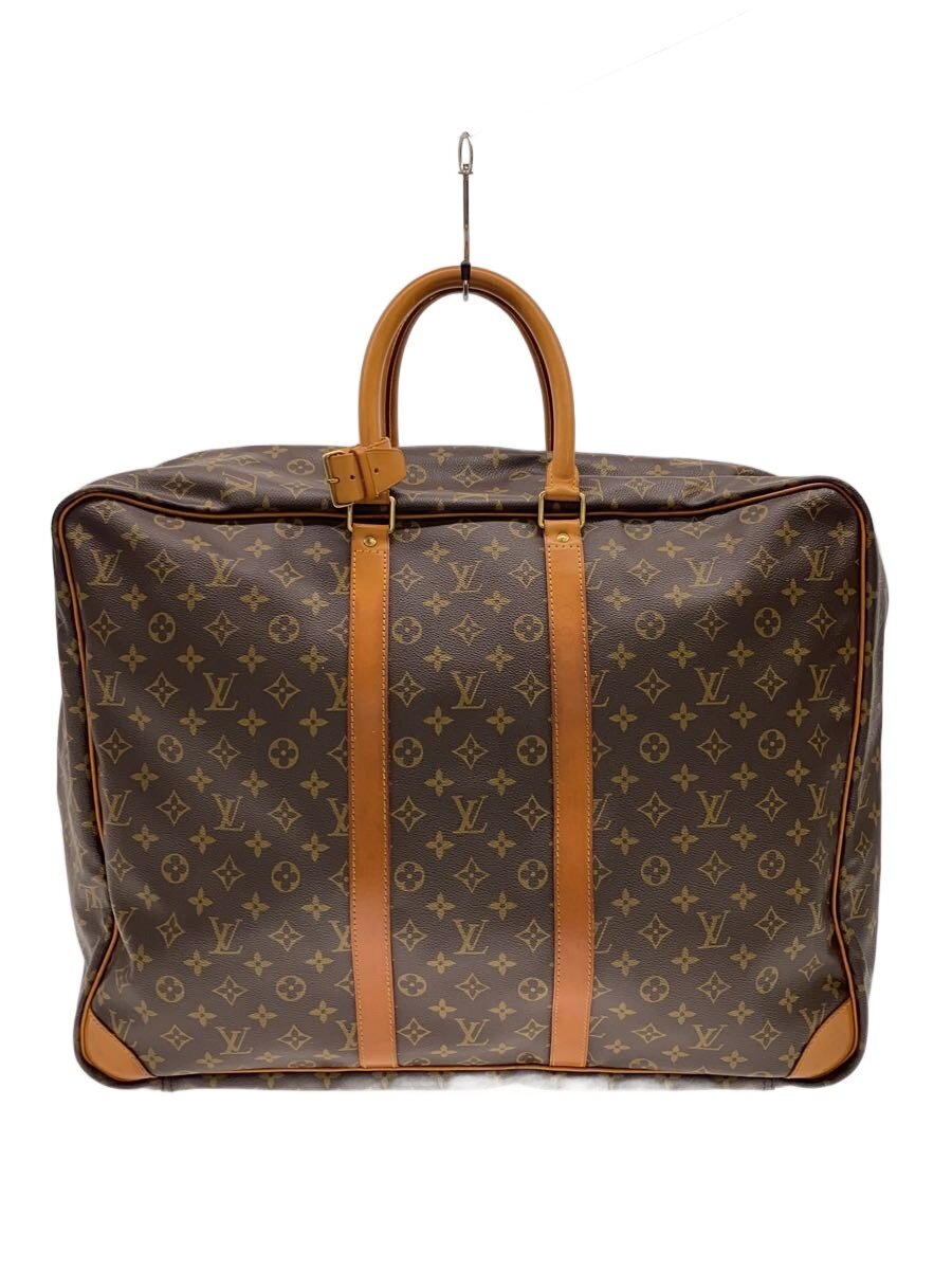 【中古】LOUIS VUITTON◆シリウス70_モノグラム・帆布/PVC/BRW/モノグラム/赤銅色/ボストンバッグ//【御徒面子】