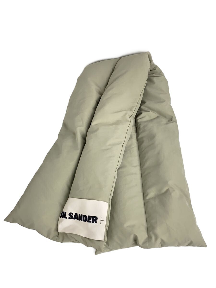 【中古】JIL SANDER◆落ち込むえり巻き/ポリエステル/カーキ/レディース/J40TE0002【服飾雑貨他】