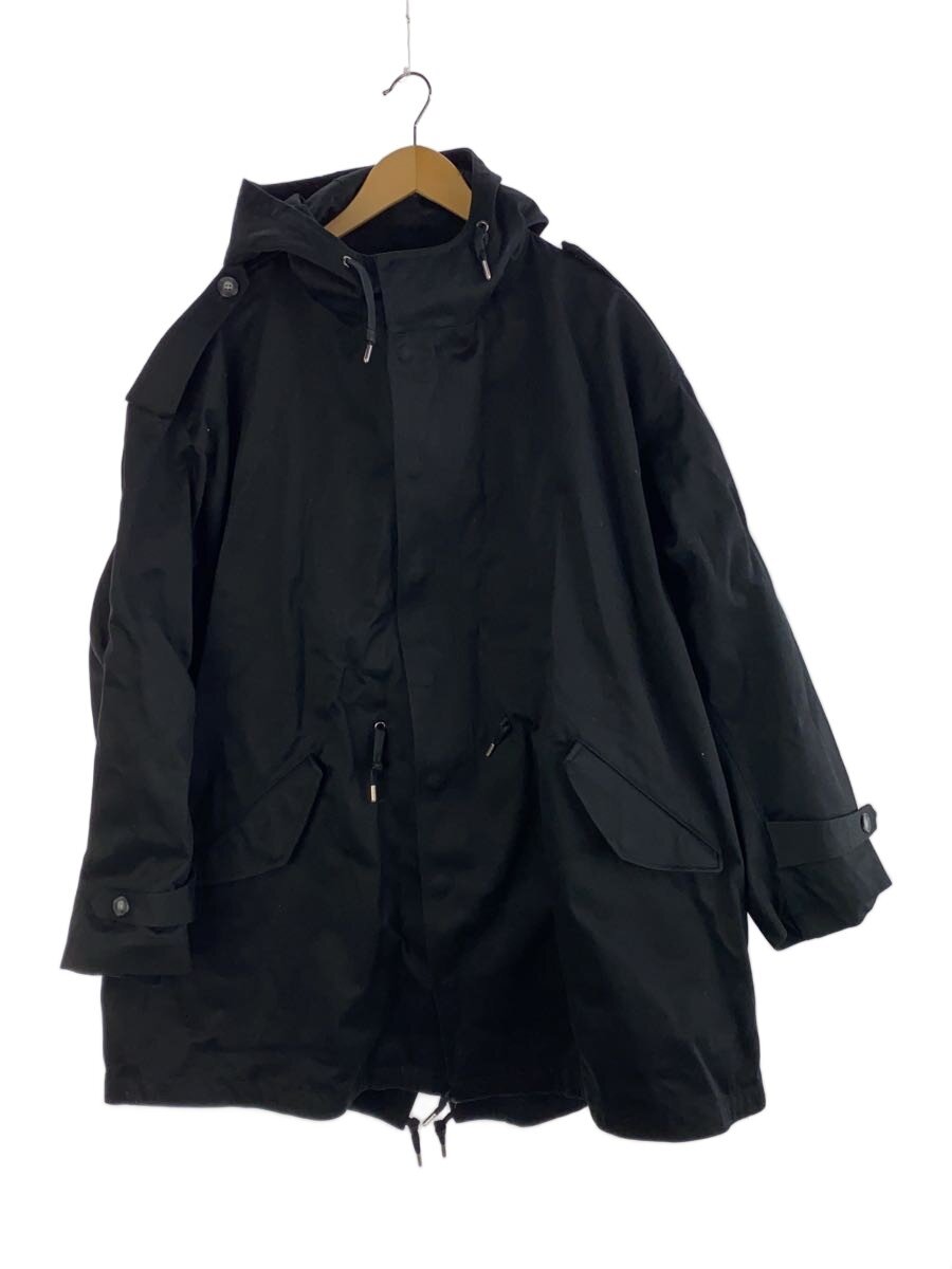 【中古】CLAIR DE LUNE◆モッズコート/L/コットン/BLK/10964313【メンズウェア】｜2ｎｄ STREET 店