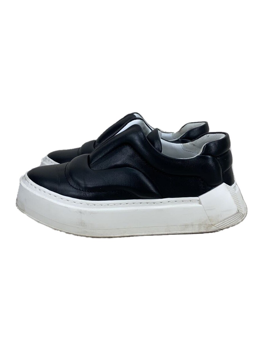 【中古】PIERRE HARDY◆レザースリッポン/ローカットスニーカー/35/BLK/なめし革/AAS01【シューズ】
