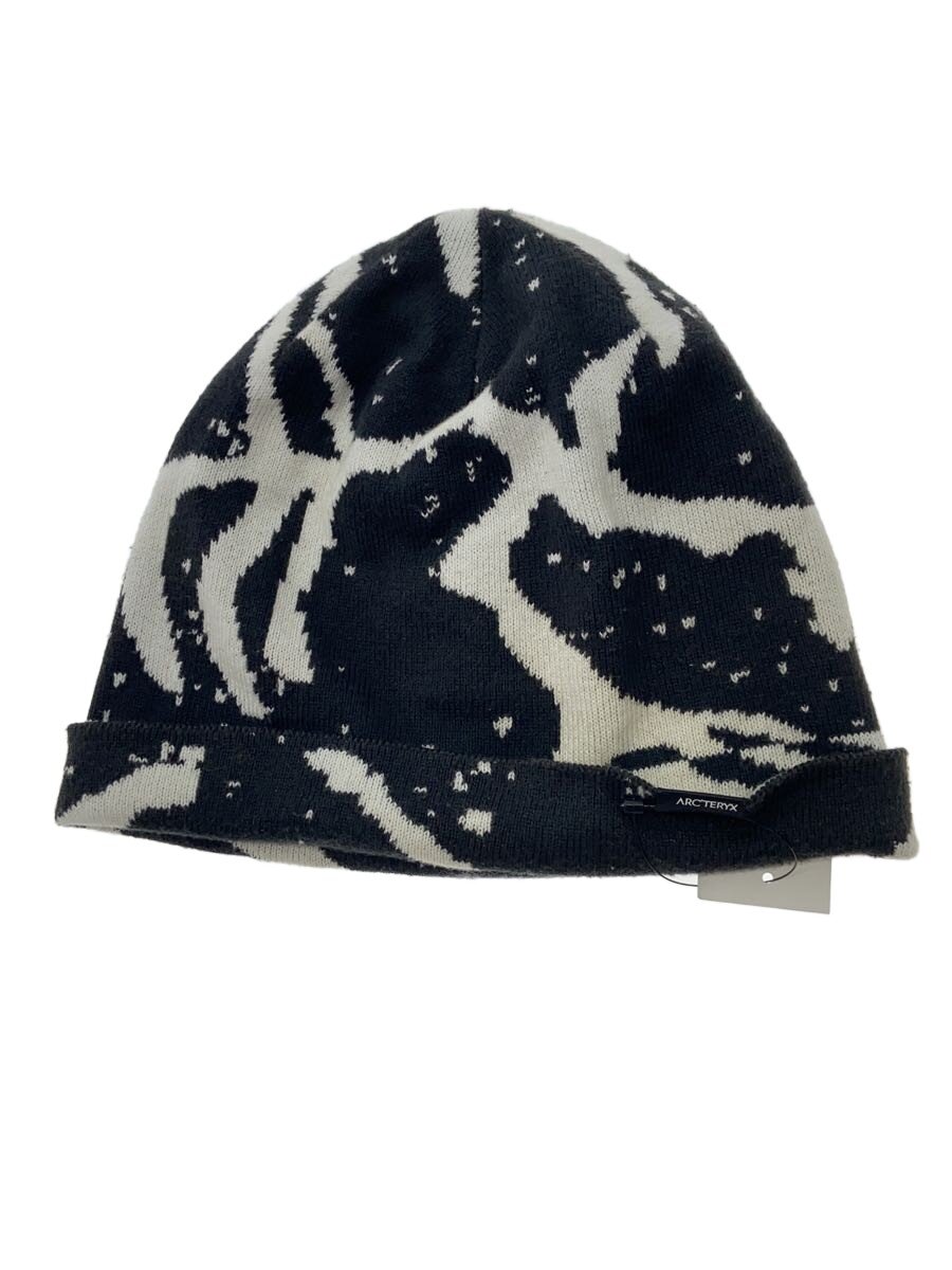 【中古】ARC’TERYX◆Lightweight Grotto Toque/--/綿織物/BLK/総柄/メンズ/X000007071【服飾雑貨他】