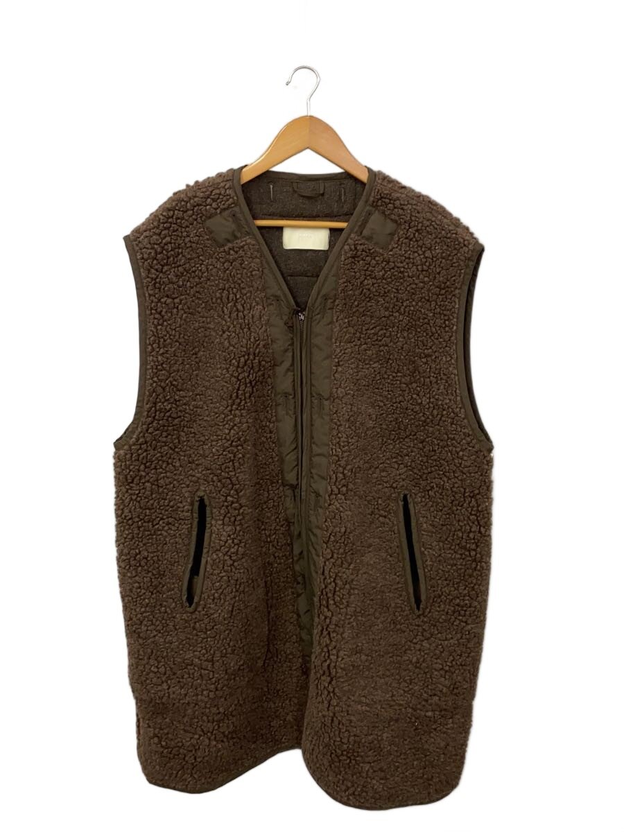 【中古】INNAT◆BOA FLEECE LINER VEST/2/BRW/INNAT04-V01【メンズウェア】