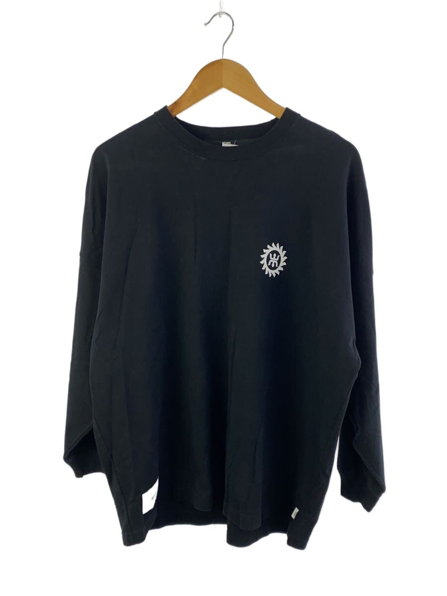 【中古】WTAPS◆OBJ L/S TEE/長袖Tシャツ/2/コットン/BLK【メンズウェア】｜2ｎｄ STREET 店 9,825円