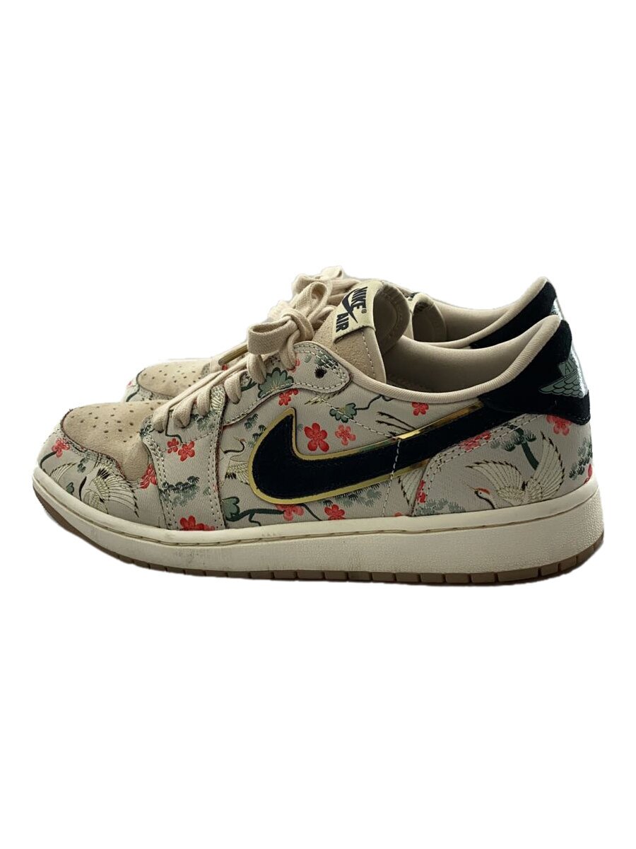 【中古】NIKE◆エア湖 ジョーダン 1 LOW OG 八村塁/27糎/マルチ色つや【シューズ】