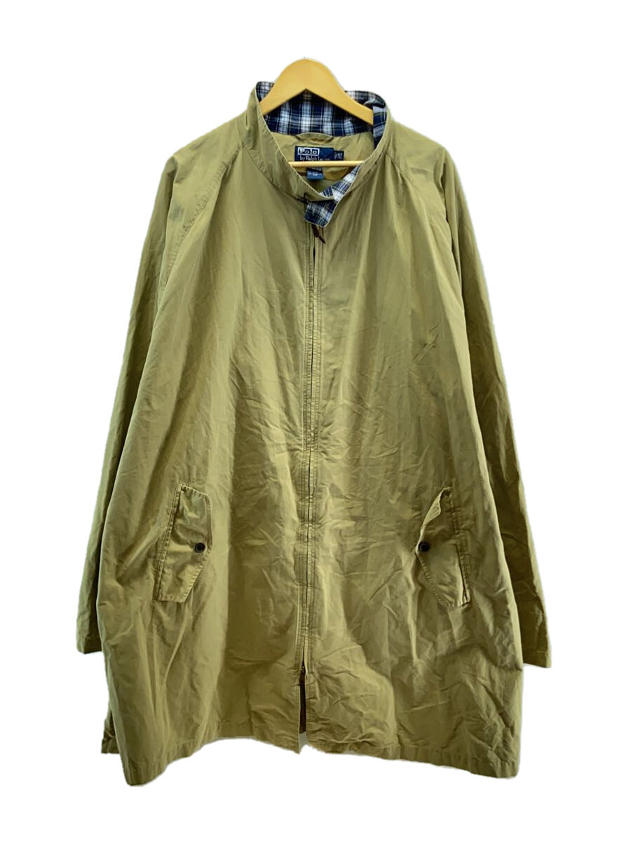 【中古】POLO RALPH LAUREN◆90s/4xl/子馬皆無/トール/滅多に無い大きさ/厚地の外套/スウィングトップディテール/綿織物/CML//【メンズウェア】