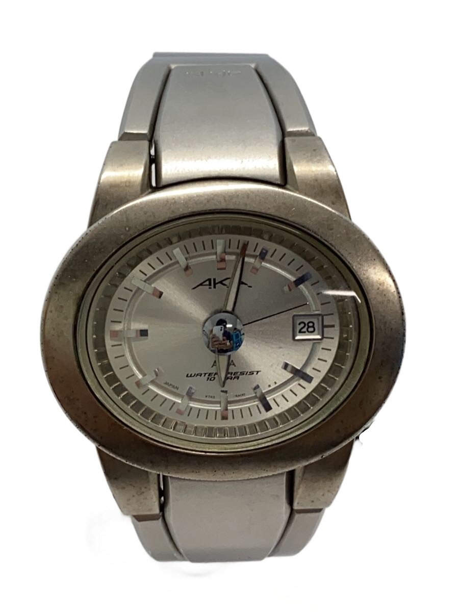 【中古】SEIKO◆石英ウオッチ/アナログ/--/SLV/SLV【服飾雑貨他】