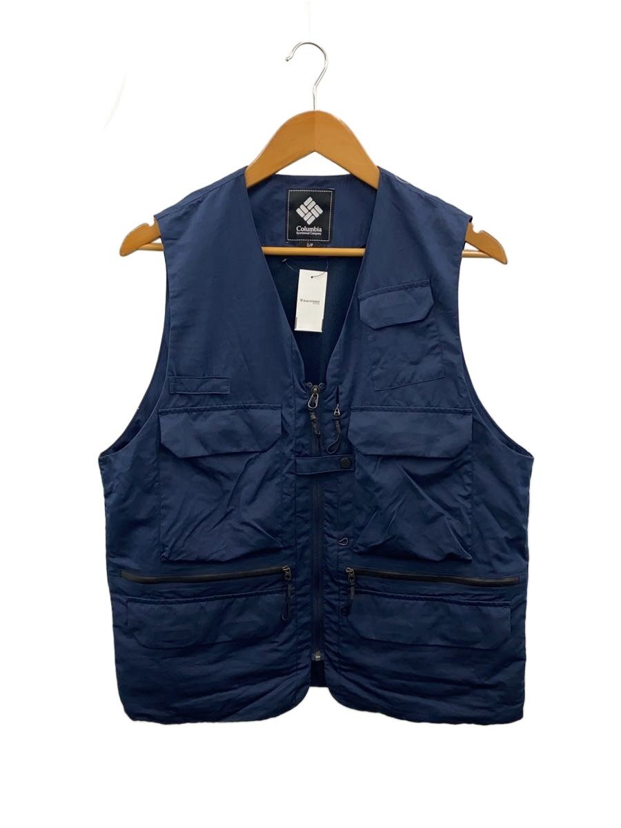 【中古】COLUMBIA BLACK LABEL◆ナイロンより良い/S/ポリエステル/NVY/PM0566【メンズウェア】