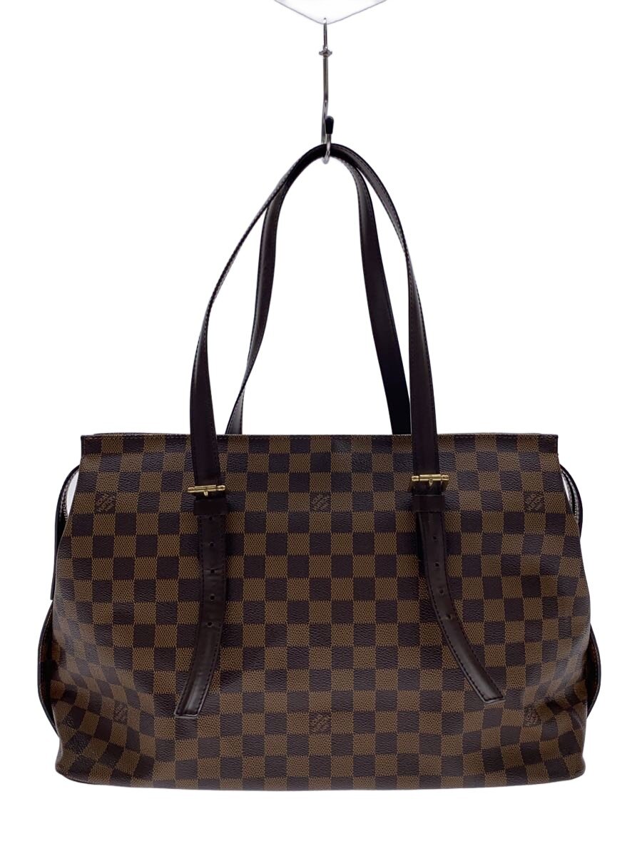 【中古】LOUIS VUITTON◆チェルシー_ダミエ・エベヌ/PVC/BRW【バッグ】|2nd STREET 店