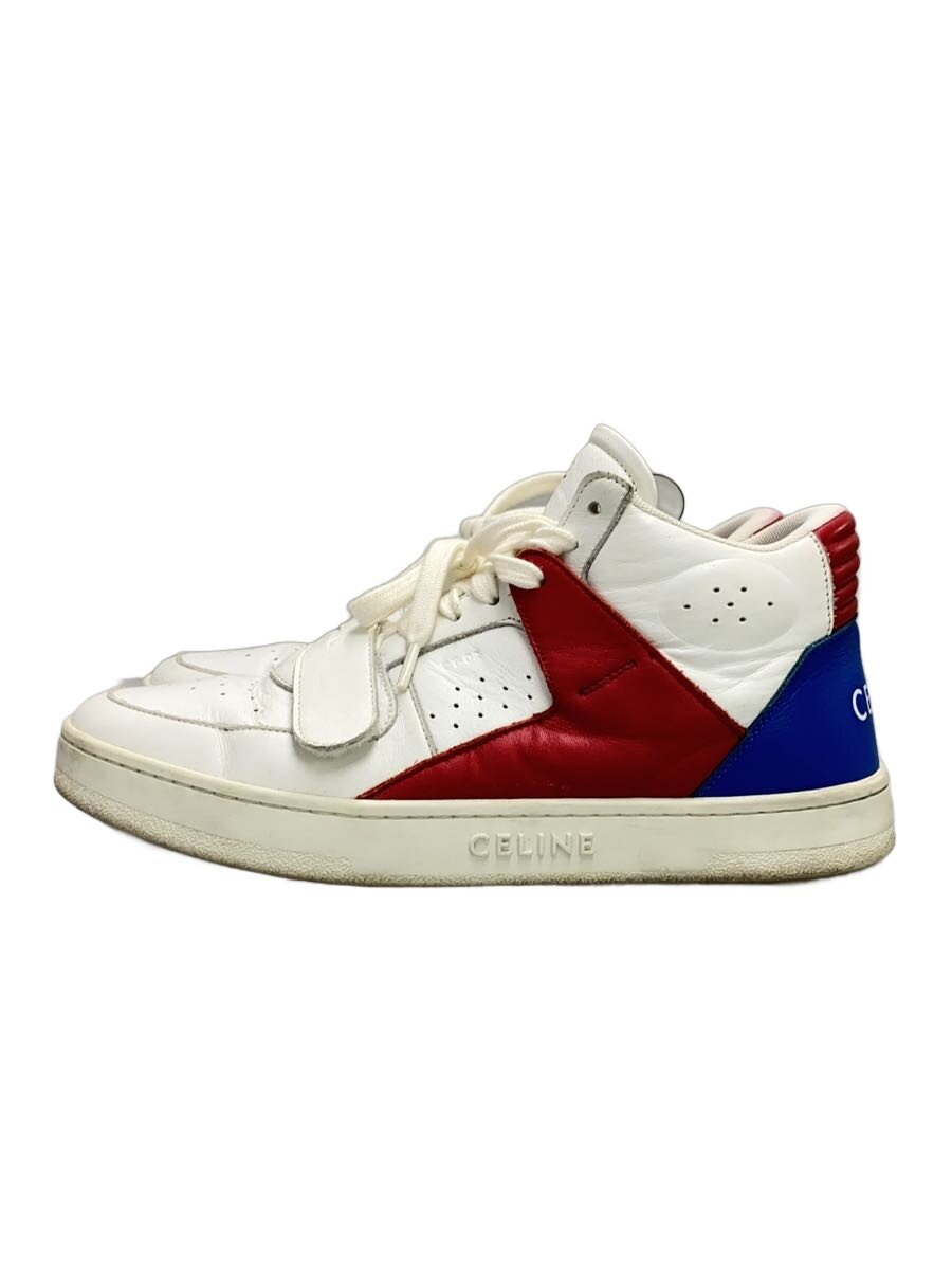 【中古】CELINE◆ローカットスニーカー/40/WHT/CT-02/MU1210/【シューズ】