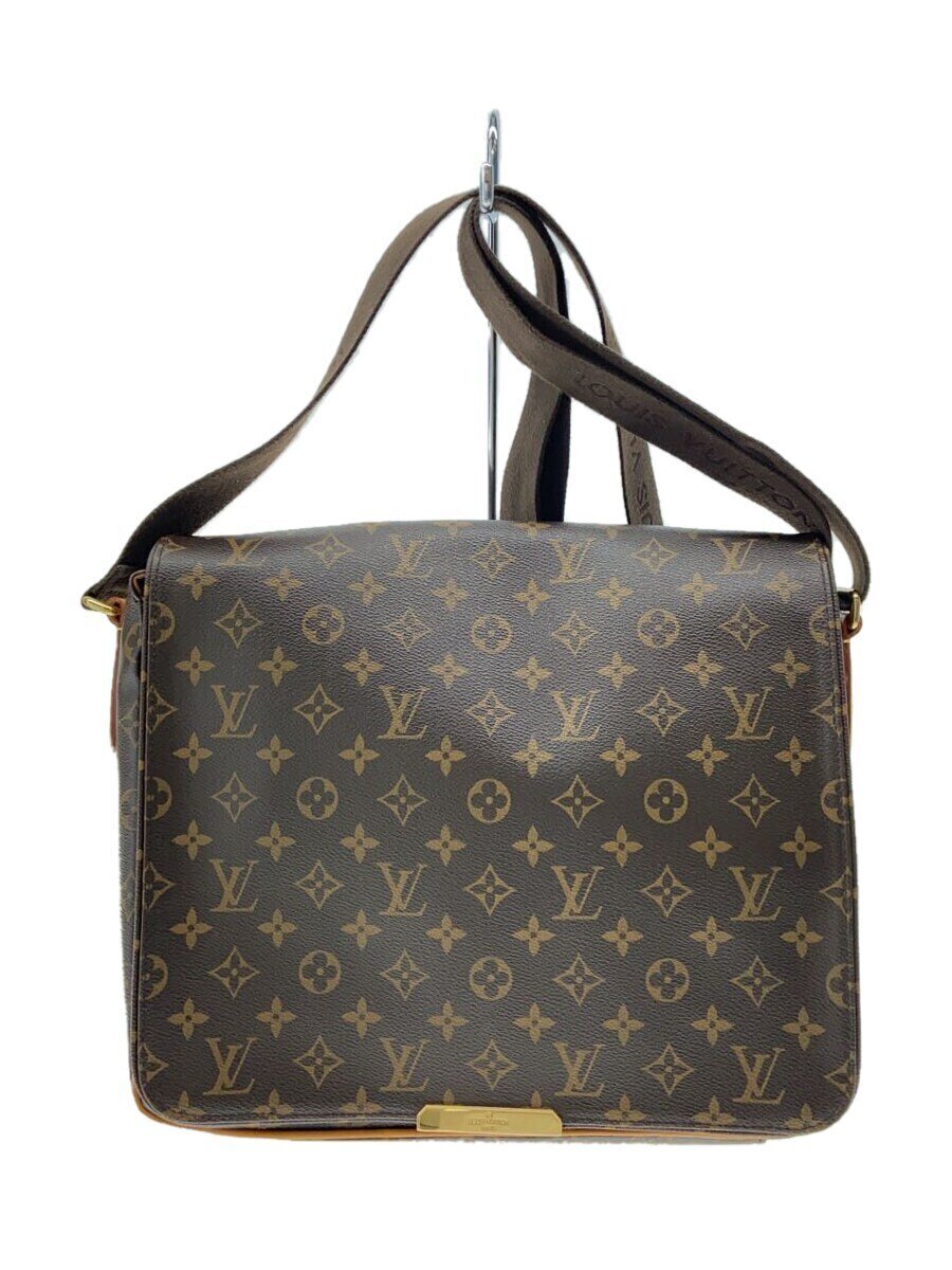 【中古】LOUIS VUITTON◆ヴァルミーMM_モノグラム・帆布/PVC/BRW【御徒面子】