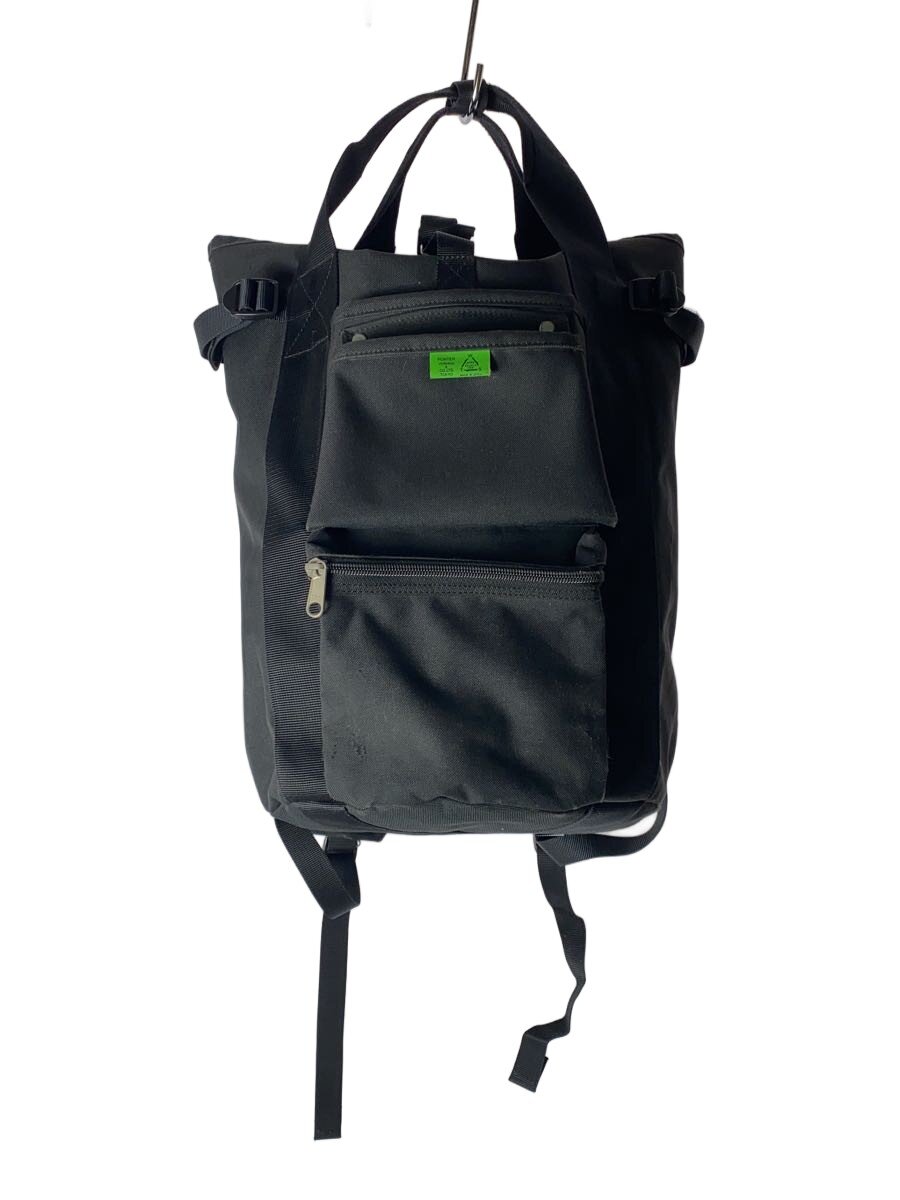 【中古】PORTER◆UNION/背嚢/BLK/無地【御徒面子】