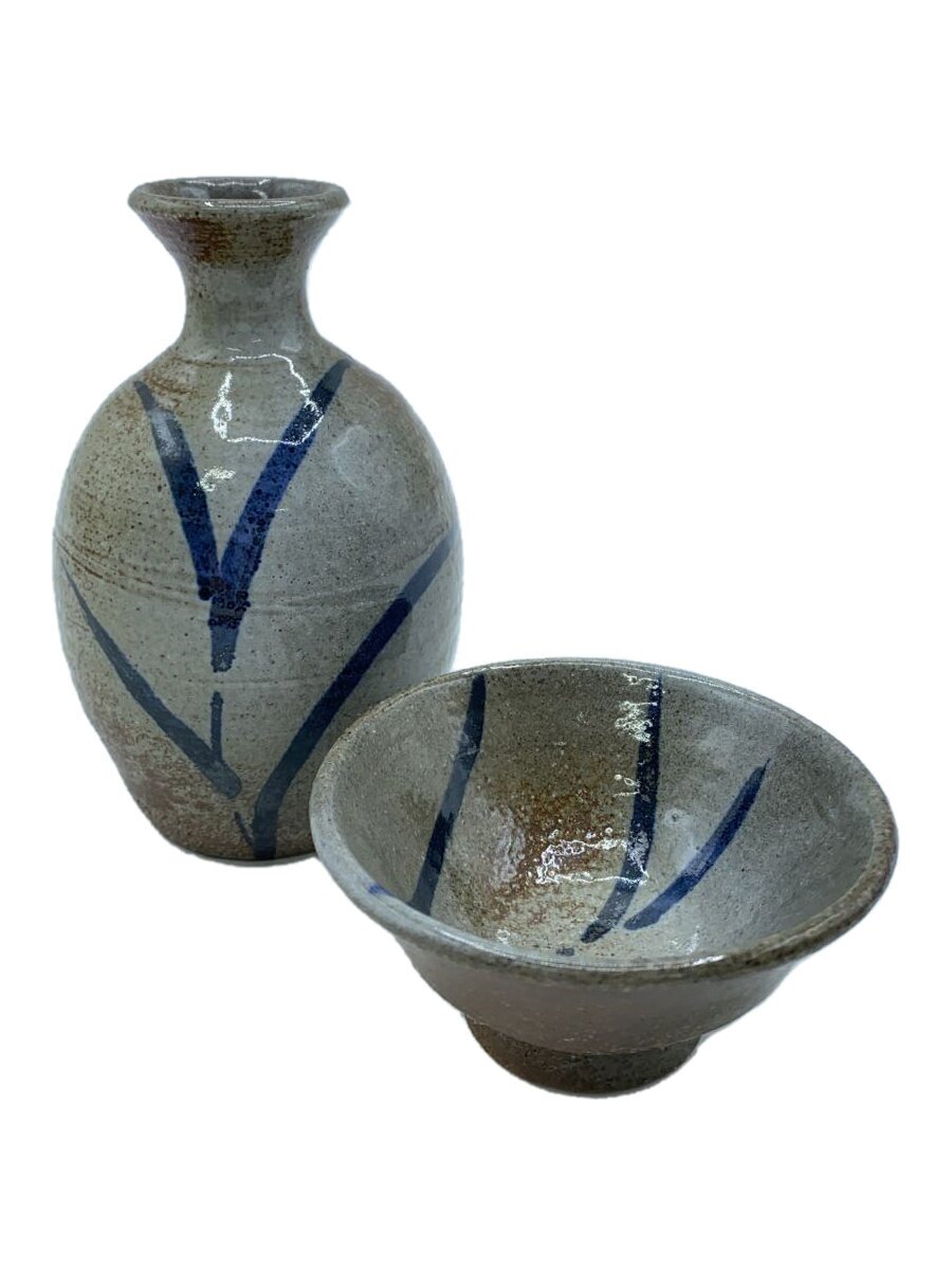 【中古】灰釉草文酒器/和食器その他/BRW【キッチン用品】