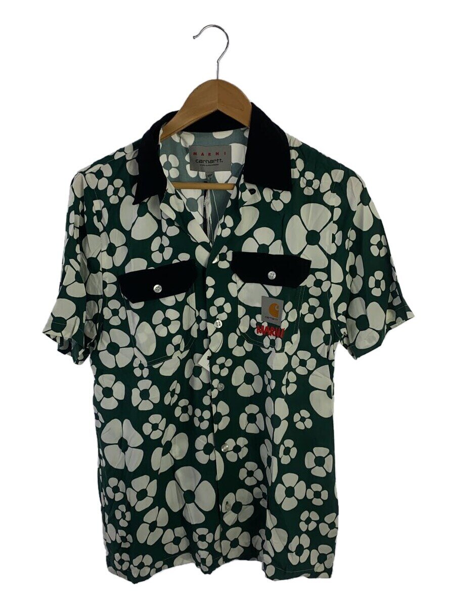 【中古】MARNI◆半袖シャツ/XXS/レーヨン/グリーン/総柄//【レディースウェア】｜2ｎｄ STREET 店
