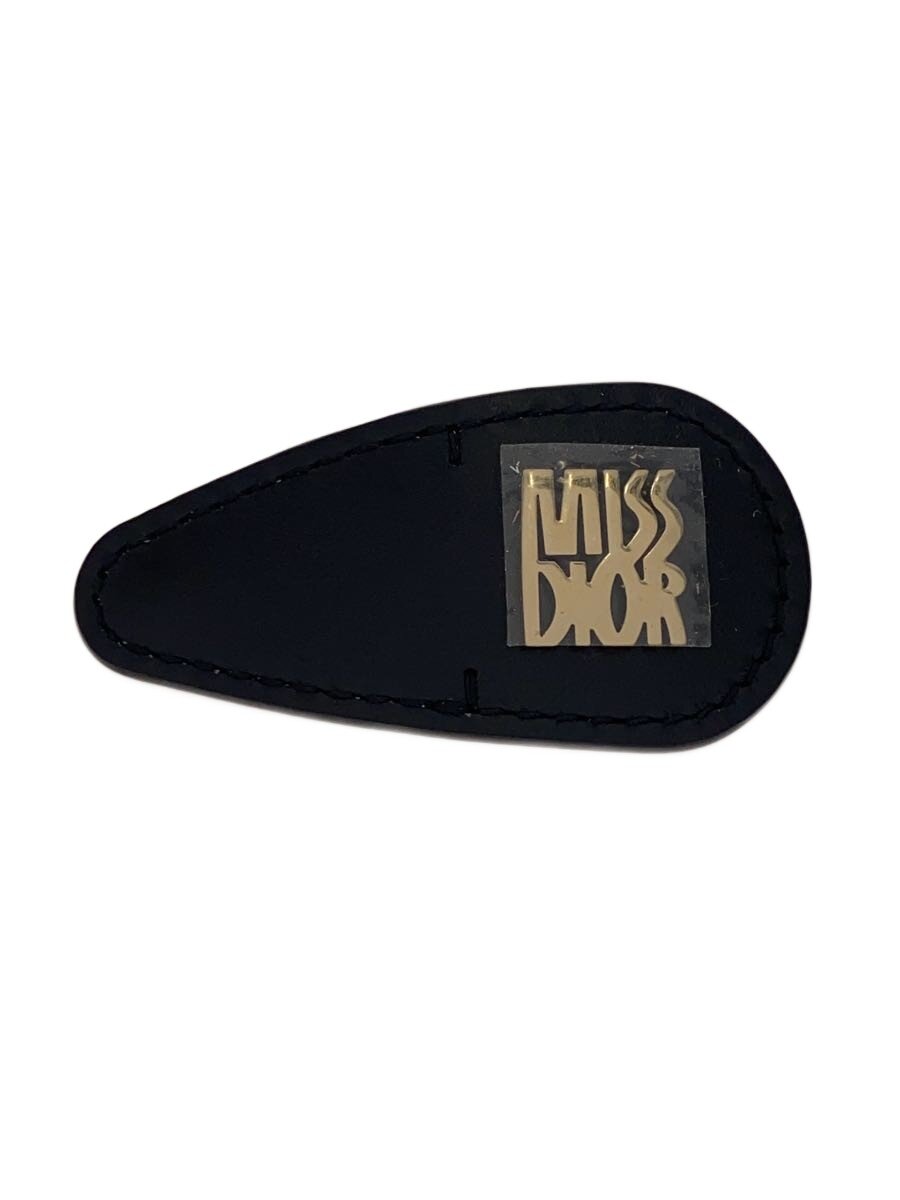 【中古】Christian Dior◆Dior Idol Barrette Calfskin/なめし革/BLK/レディース/CPA0043EIDL【服飾雑貨他】