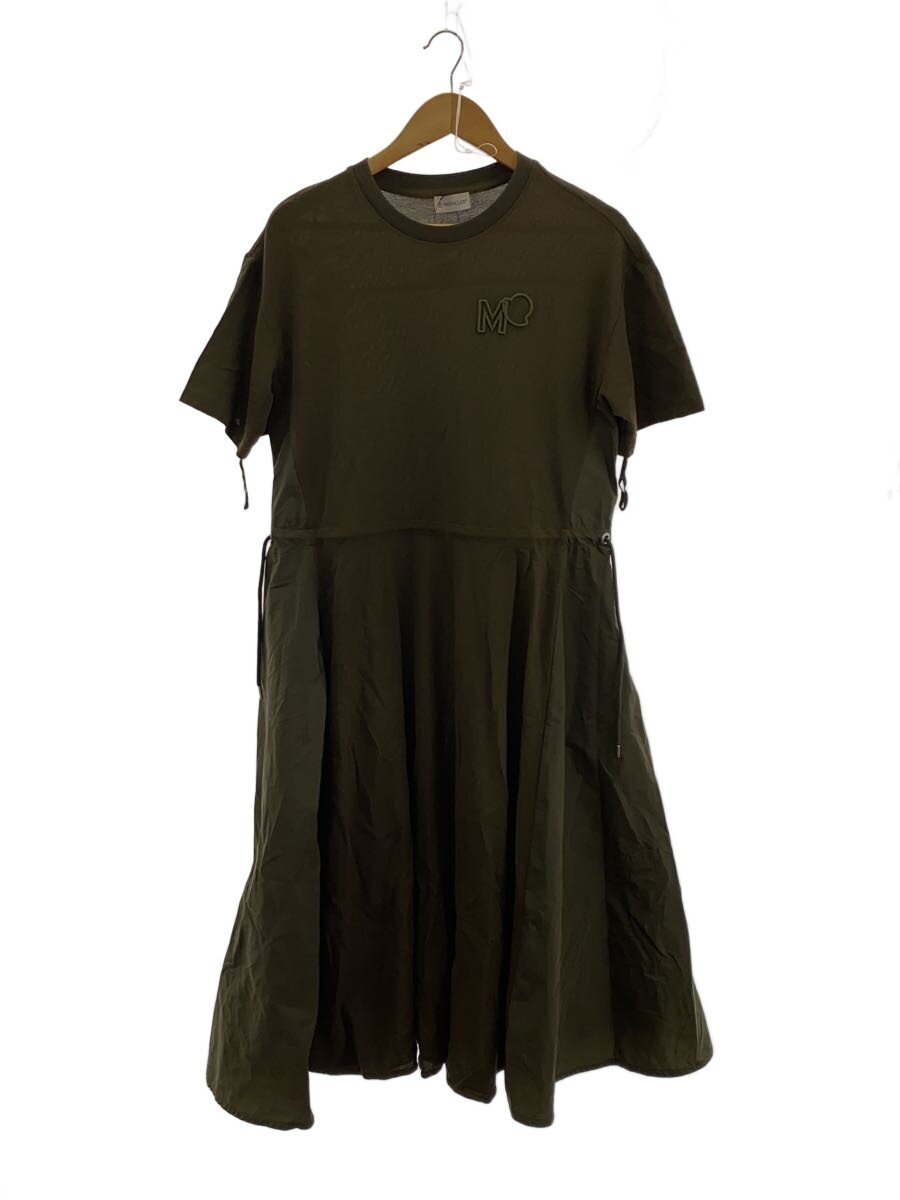 【中古】MONCLER◆半袖衣裳/S/綿織物/KHK/無地/ABITO/G10938I72310 84720//【レディース御召しもの】