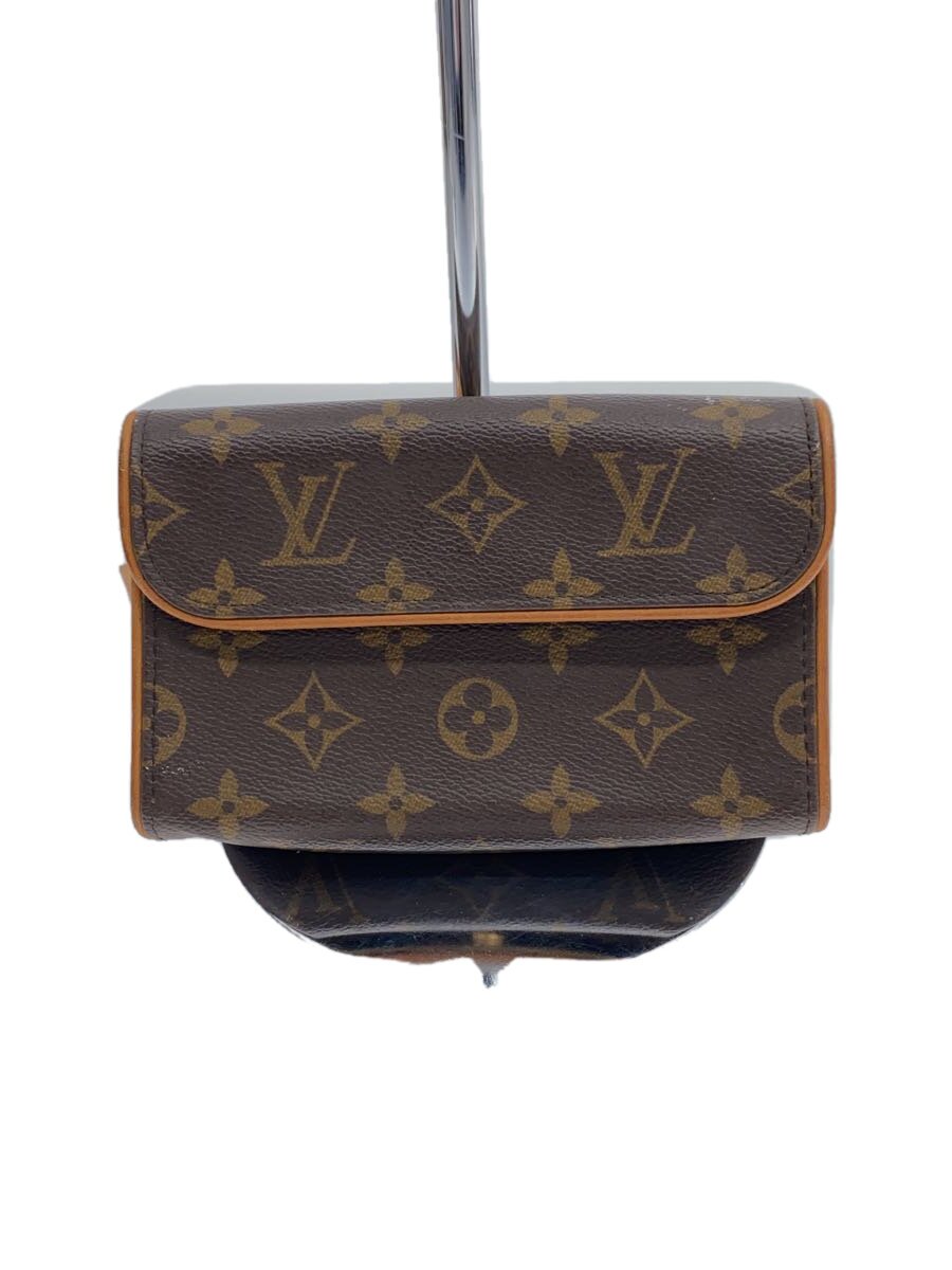 【中古】LOUIS VUITTON◆ポシェット・フロランティーヌ_モノグラム・帆布_BRW/PVC/BRW//【御徒面子】