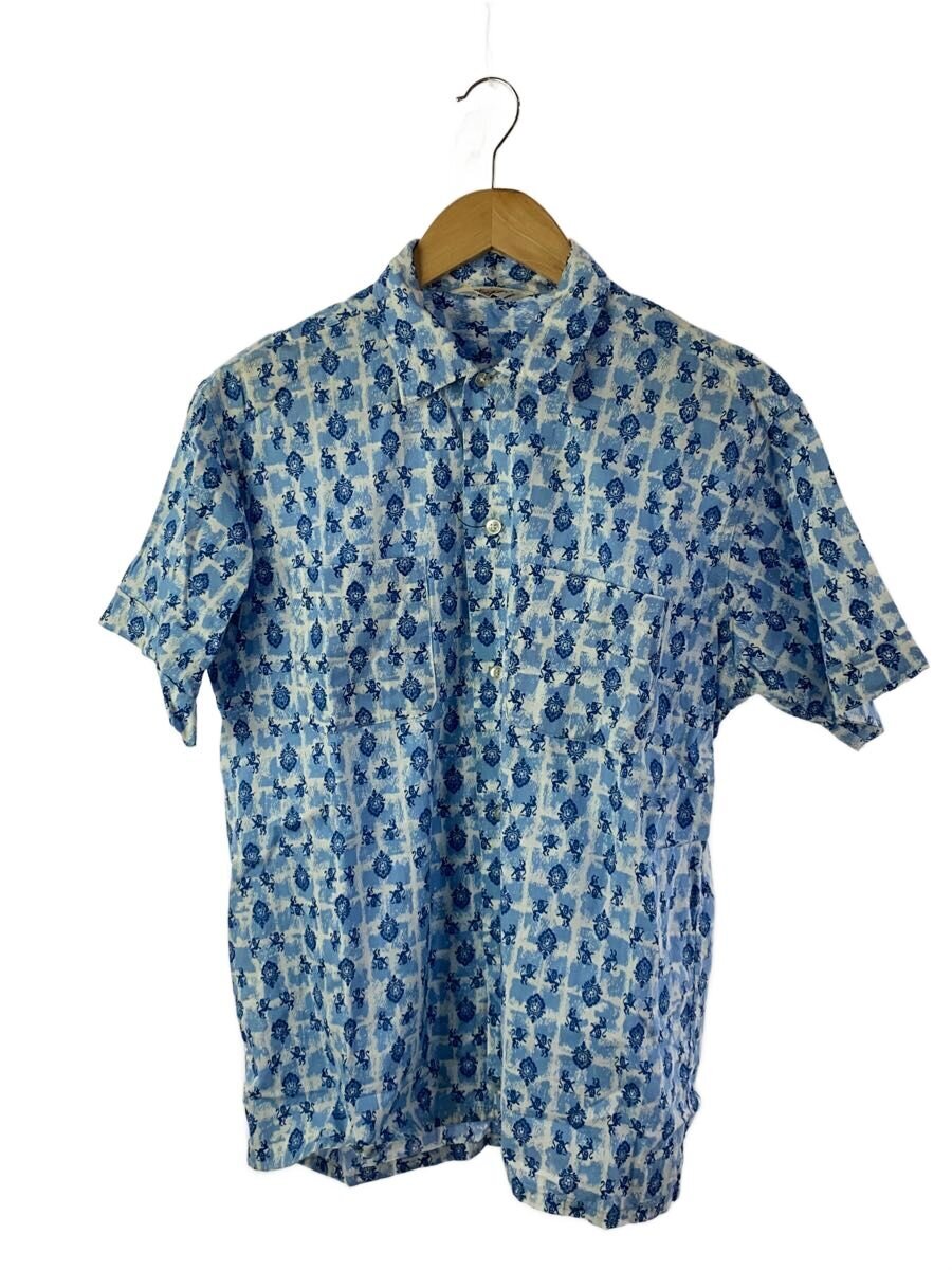 【中古】FLEETLINE/半袖プルオーバー/M/--/BLU/総柄【メンズウェア】