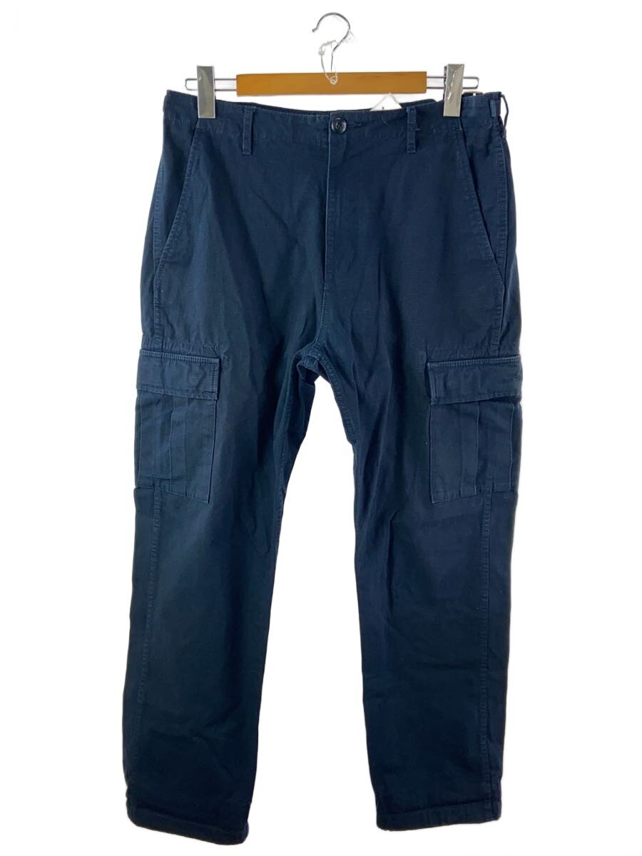 【中古】STUSSY◆カーゴパンツ/32/綿織物/NVY【メンズウェア】