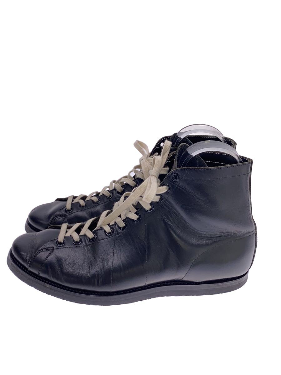 【中古】AtLast\u0026Co.◆ハイカットスニーカー/US10/BLK/なめし革/1878//【シューズ】
