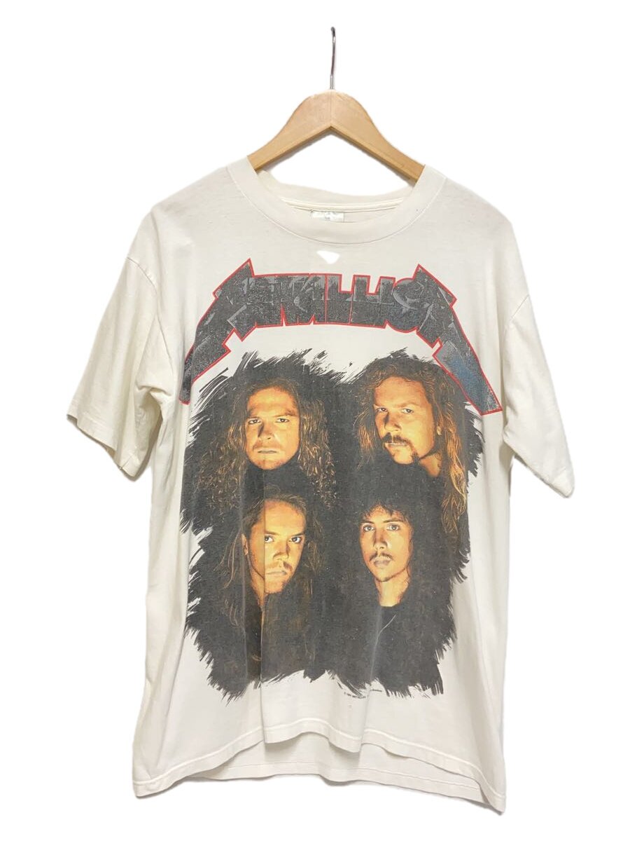 【中古】90s/METALLICA/WHEREVER I MAY ROAM/ティーシャツ/L/綿織物/WHT【メンズウェア】