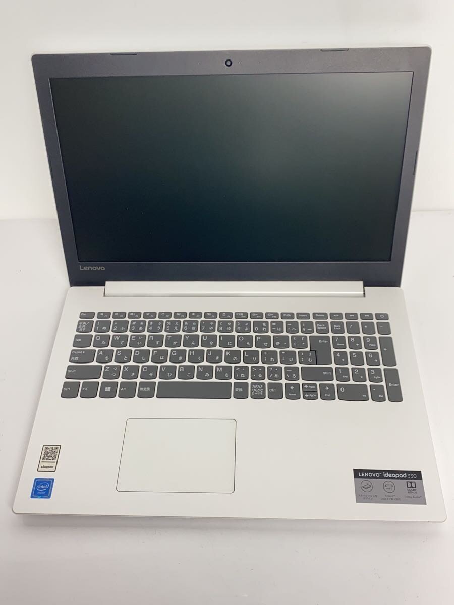 【中古】Lenovo◆ノートパソコン Ideapad 330 81DE02WHJP [ブリザードホワイト]/Celeron/4GB/H【パソコン】