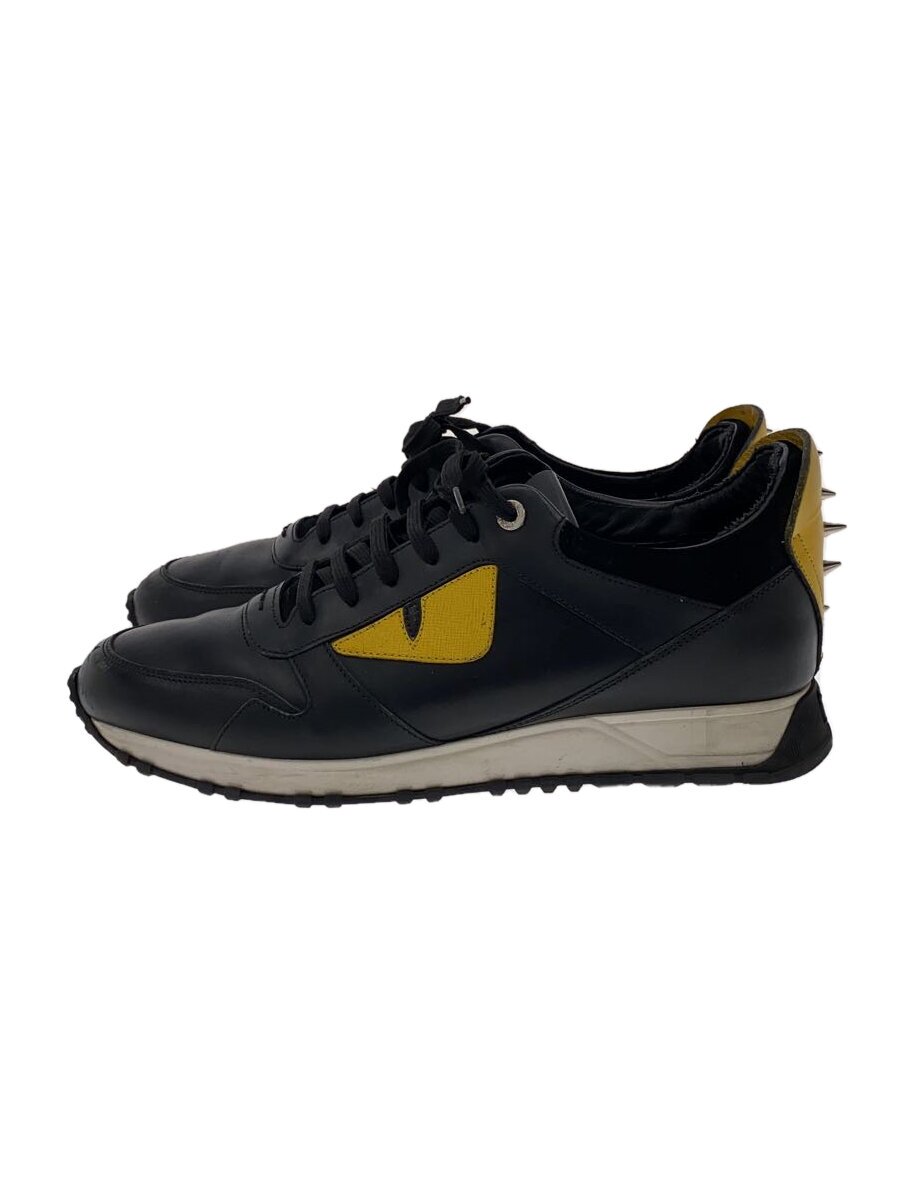 【中古】FENDI◆ローカットスニーカー/27糎/BLK/0935【シューズ】