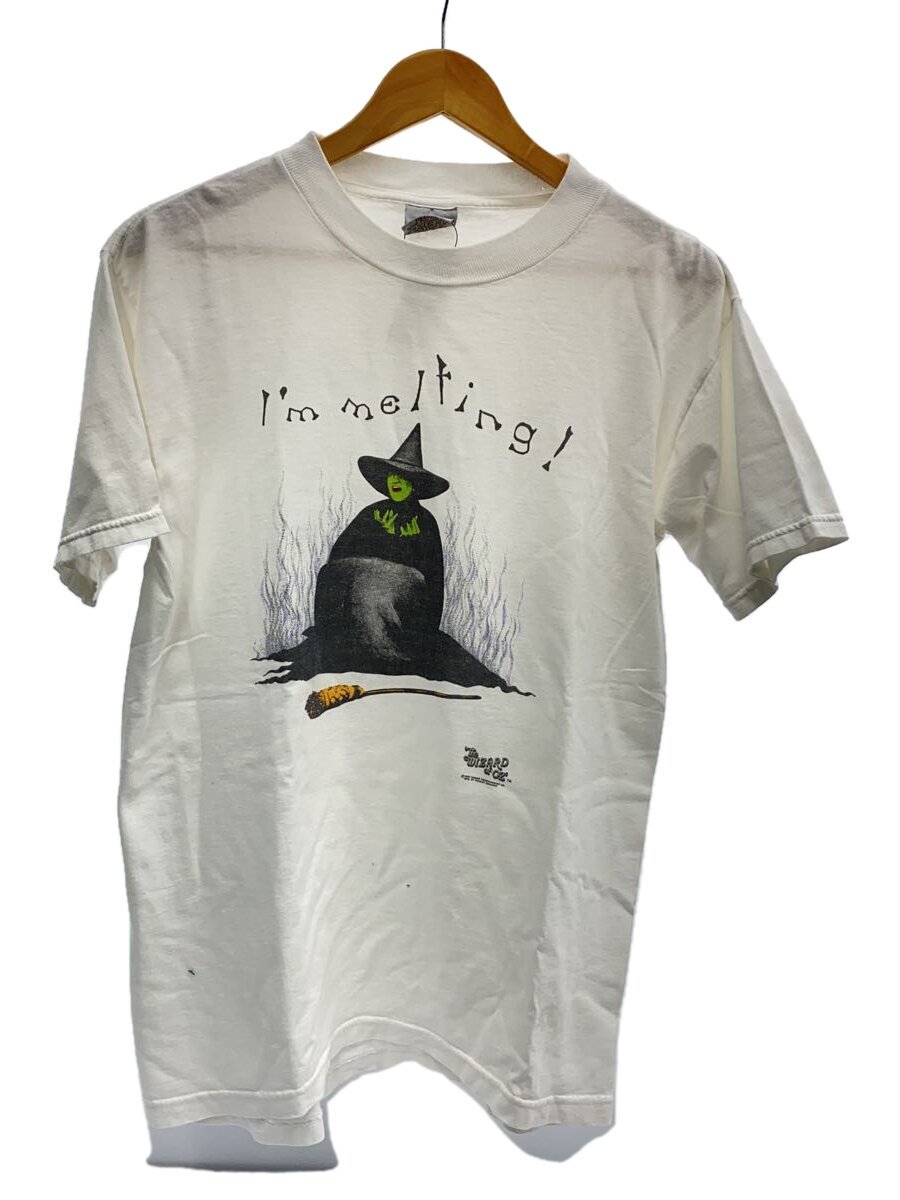 【中古】STANLEY DESANTIS◆90s/95年製/The WIZARD of OZ/プルオーバー/M/綿織物/WHT/刷り上げる【メンズウェア】