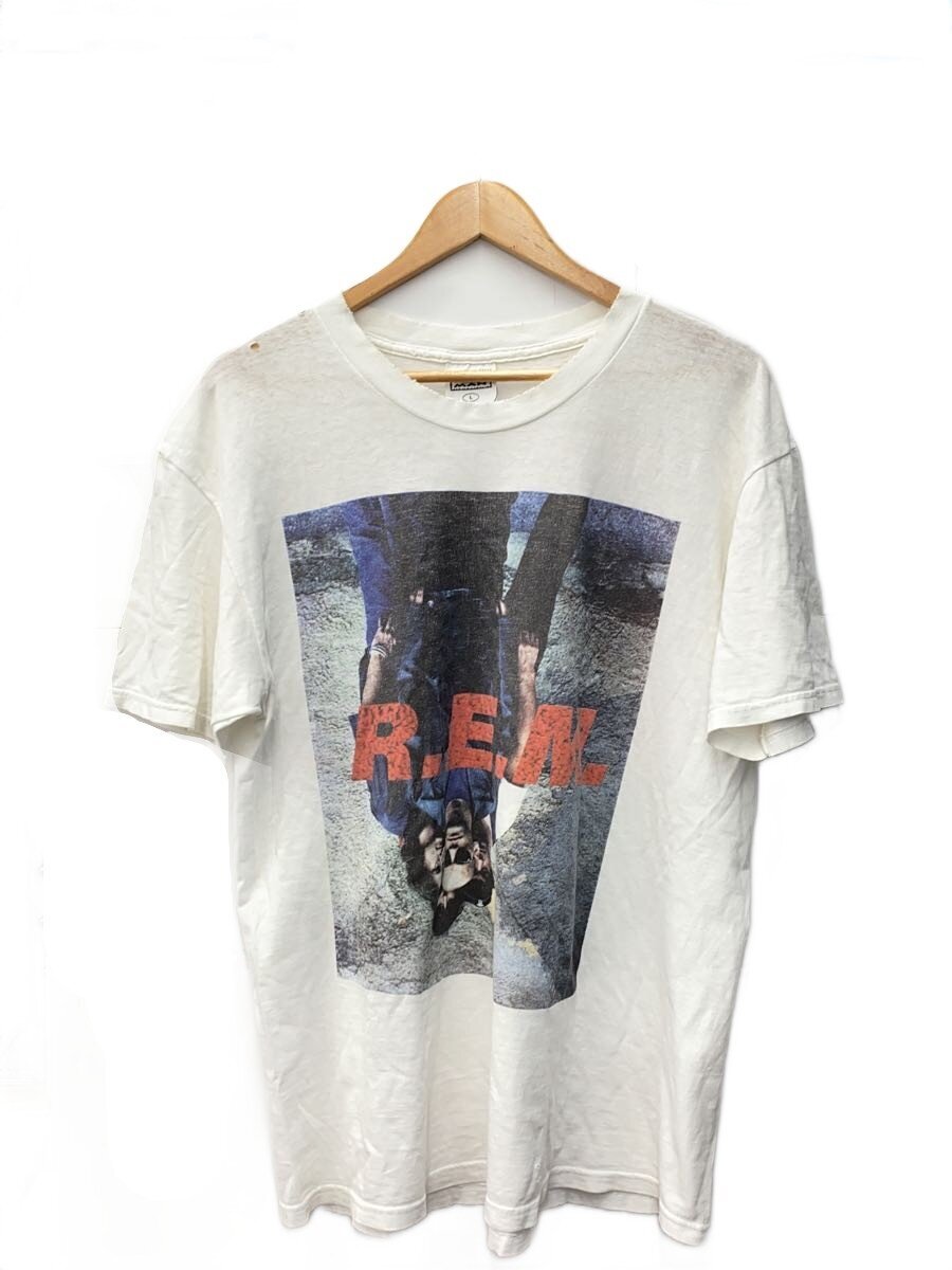 【中古】R.E.M/90s//Tシャツ/L/コットン/ホワイト//【メンズウェア】|2nd STREET 店
