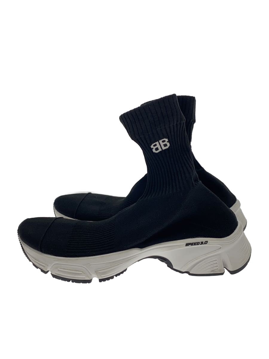 【中古】BALENCIAGA◆ハイカットスニーカー/26.5糎/BLK/speed3.0【シューズ】
