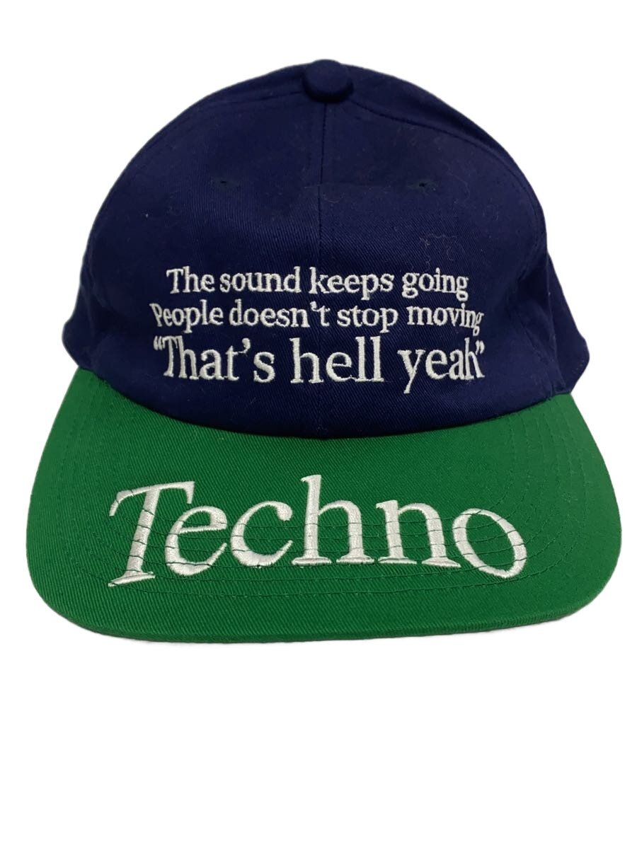 【中古】ICE\u0026TECHNO◆鳥打ち帽/FREE/綿織物/NVY/メンズ/IT24AW-AC01【服飾雑貨他】