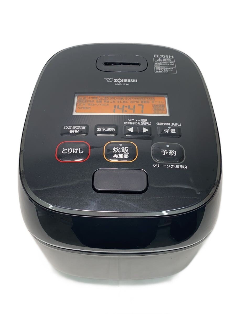 【中古】ZOJIRUSHI◆炊飯器 限界炊き NW-JE10-BA【家電・視覚性・オーディオ】