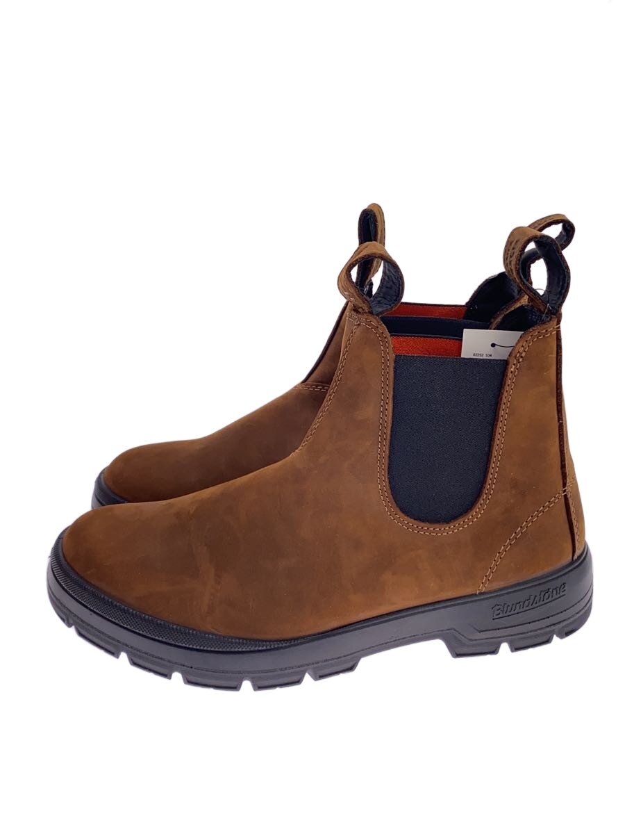【中古】Blundstone◆サイドゴアブーツ/US8/BRW/なめし革/2536【シューズ】