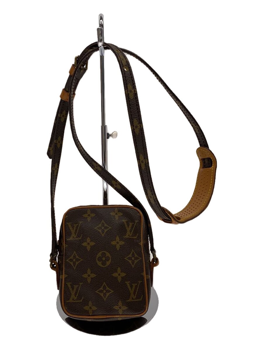 【中古】LOUIS VUITTON◆ミニ・ダヌーブ_モノグラム・キャンバス_BRW/PVC/BRW/総柄【バッグ】｜2ｎｄ STREET 店