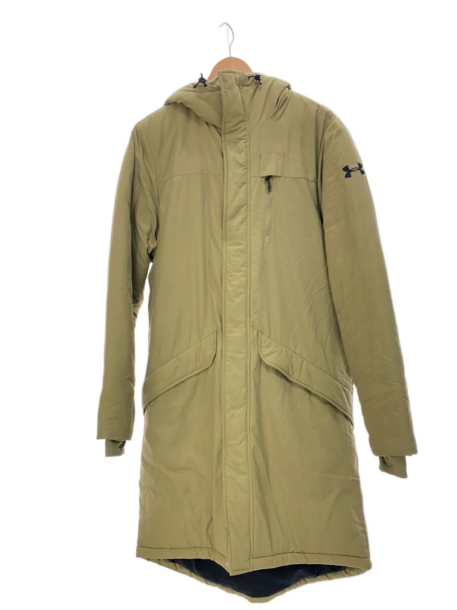 【中古】UNDER ARMOUR◆ベンチコート/スポーツウェアー/L/KHK/1347225【スポーツ】