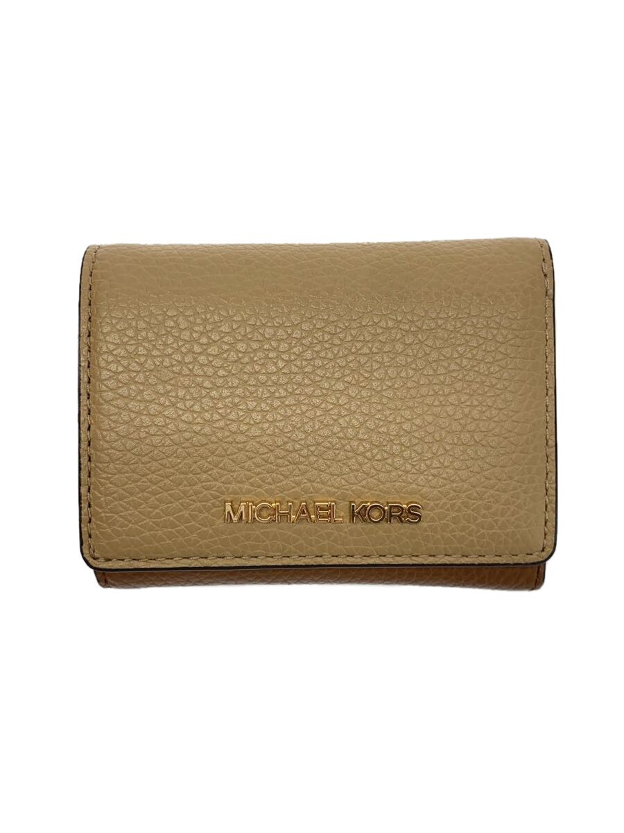 【中古】MICHAEL KORS◆3つ折り財布/レザー/CRM/無地/レディース【服飾雑貨他】｜2ｎｄ STREET 店