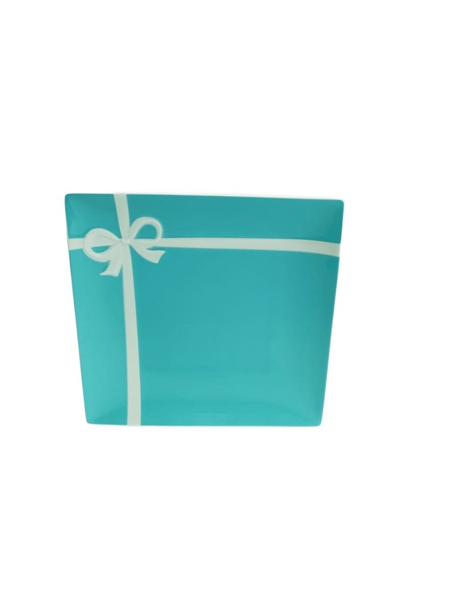 【中古】TIFFANY&Co.◆プレート/ブルーボックススクエアプレート【キッチン用品】