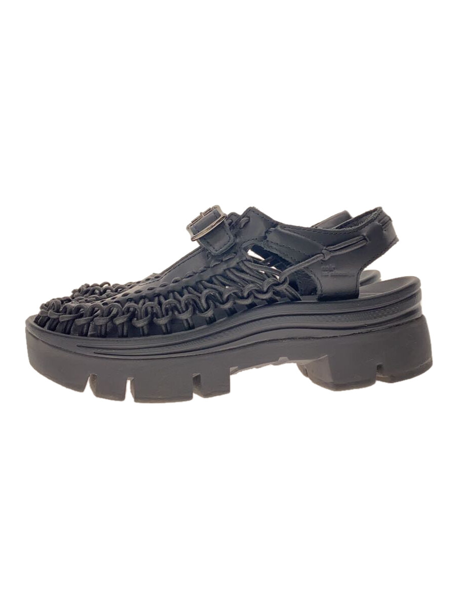 【中古】KEEN◆24ss/UNEEK MARY JANE PFM/サンダル/25糎/BLK/なめし革/1029881/? NULL ?【シューズ】