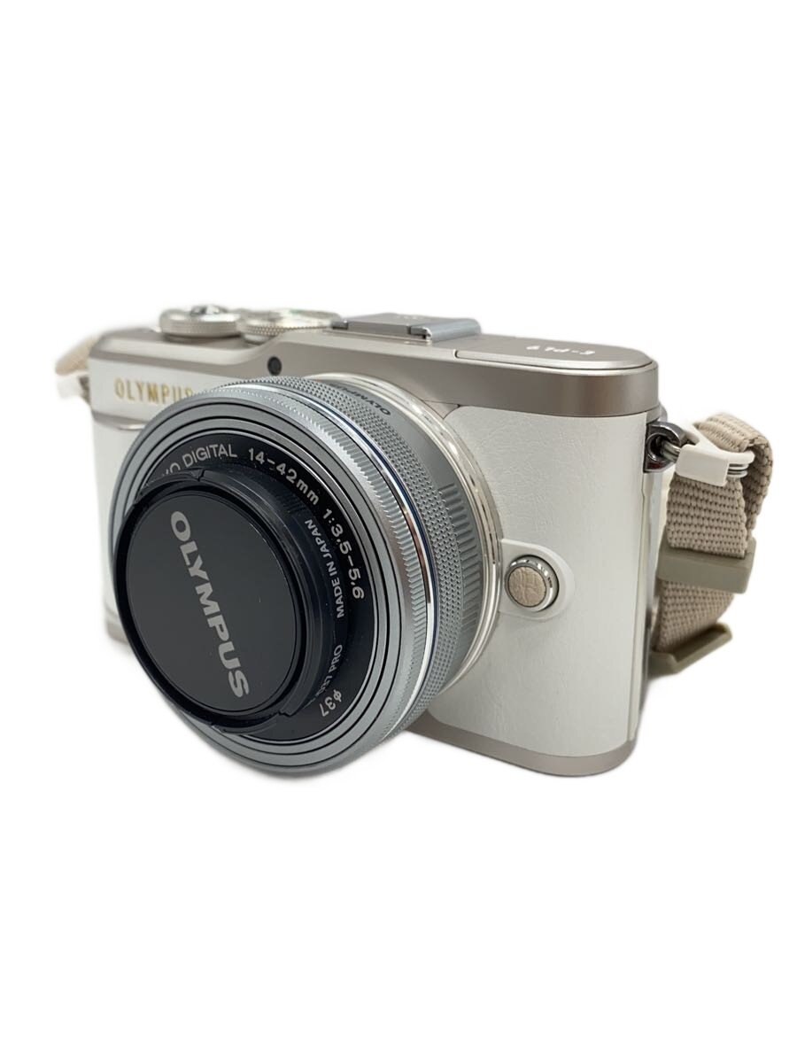 【中古】OM SYSTEM(OLYMPUS)◆デジタル一眼写真機 OLYMPUS PEN E-PL9 EZダブルズームキット [白いこと]//【写真機】