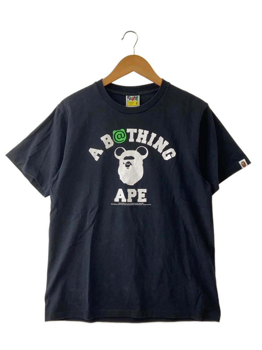 【中古】A BATHING APE◆プルオーバー/M/綿織物/BLK/001TEK731907C//【メンズウェア】