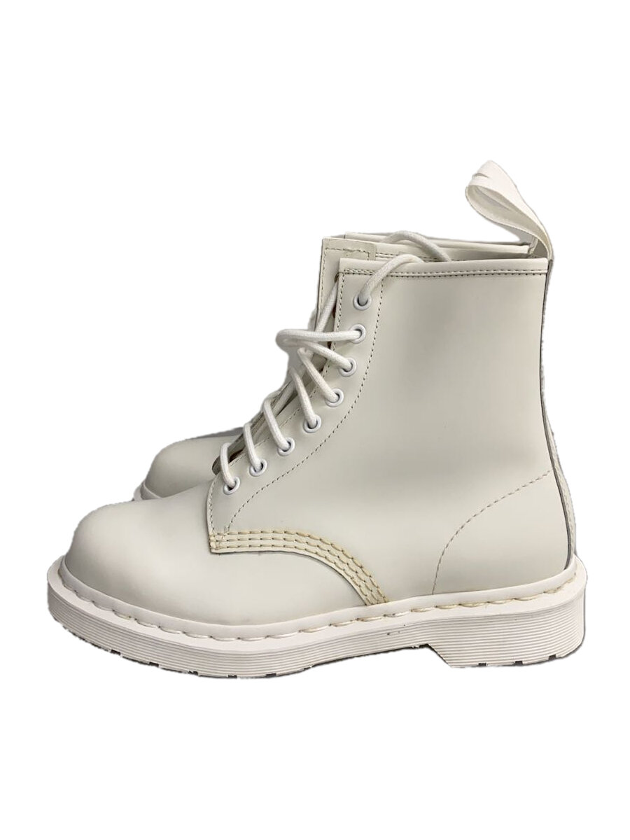 【中古】Dr.Martens◆レースアップブーツ/UK6/WHT/なめし革/14357100【シューズ】