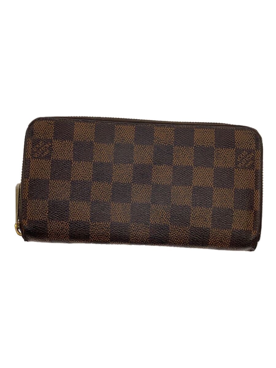 【中古】LOUIS VUITTON◆1)ジッピー・ウォレット_ダミエ・エベヌ_BRW/PVC/BRW/メンズ【服飾雑貨他】｜2ｎｄ STREET 店