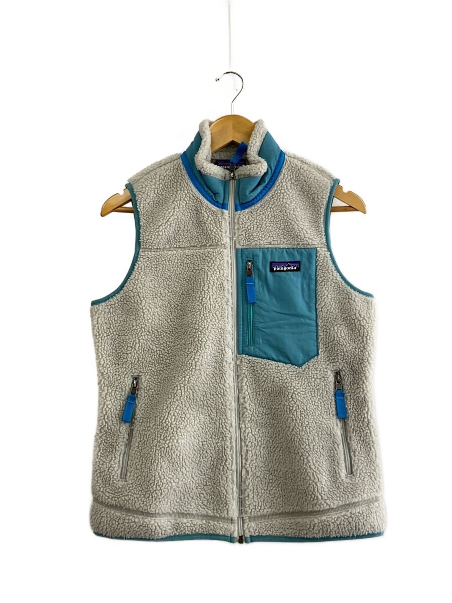 【中古】patagonia◆フリースベスト/S/ポリエステル/GRY/23083f16//【メンズウェア】