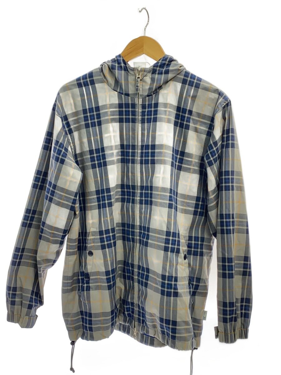 【中古】STUSSY◆ナイロン上衣/S/ナイロン/GRY/読み合わせる/00s【メンズウェア】
