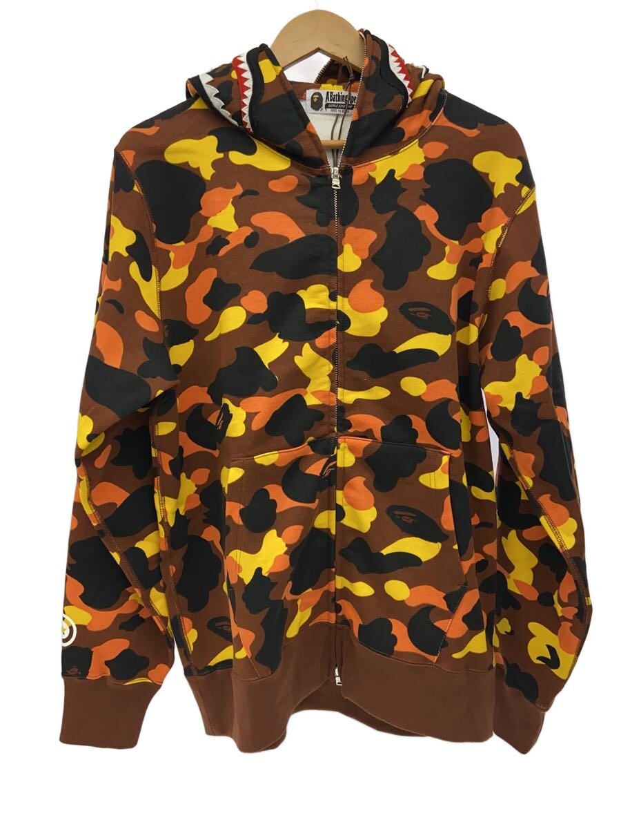 【中古】A BATHING APE◆ジップパーカー/L/綿織物/1L80115007//【メンズウェア】