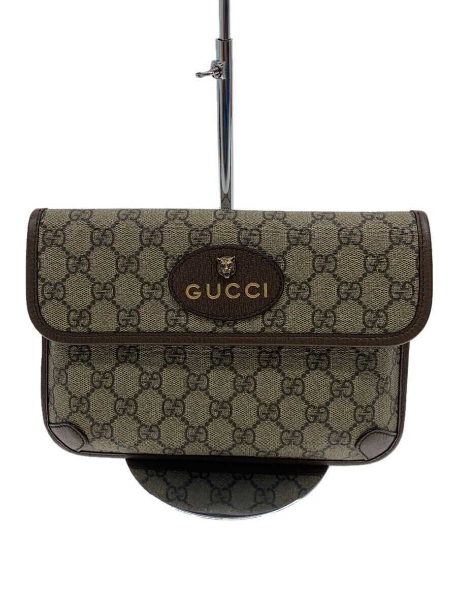 【中古】GUCCI◆三尺帯御徒面子/酉の方角御徒面子/--/BRW/総柄/493930【御徒面子】