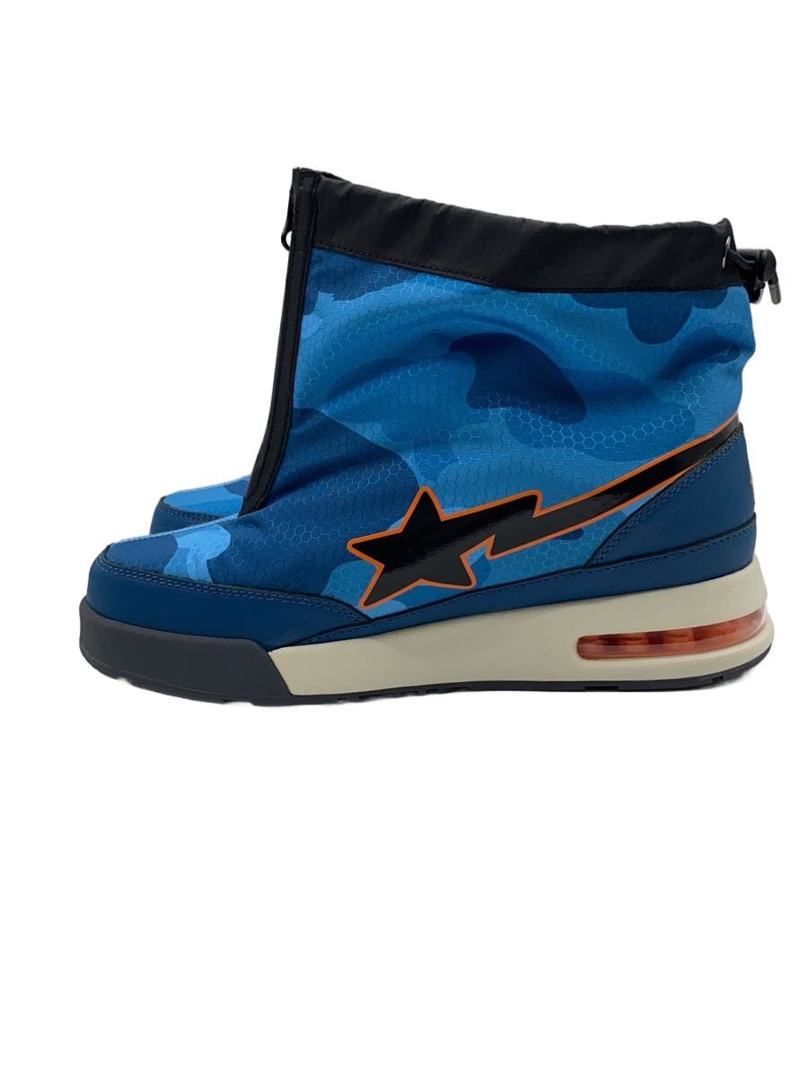 【中古】A BATHING APE◆ローカットスニーカー/25糎/BLU【シューズ】